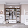Hanah Home Nisan 1600-024 Nogal claro y blanco
